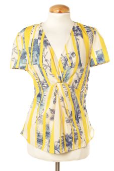 Kurzärmelige Bluse XS Sisley