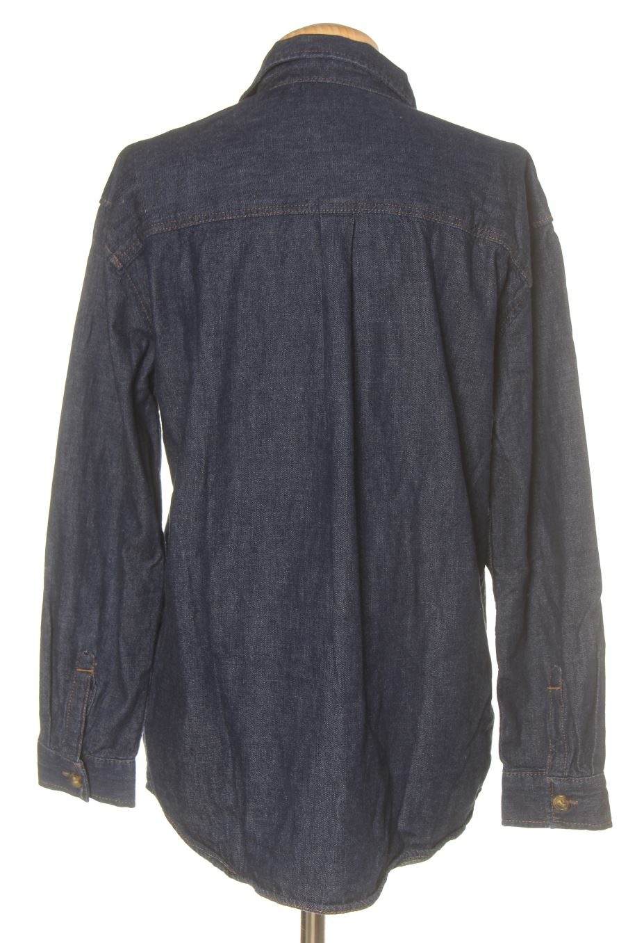 Chemise C&A de la taille 36, de couleur bleu marine de denim