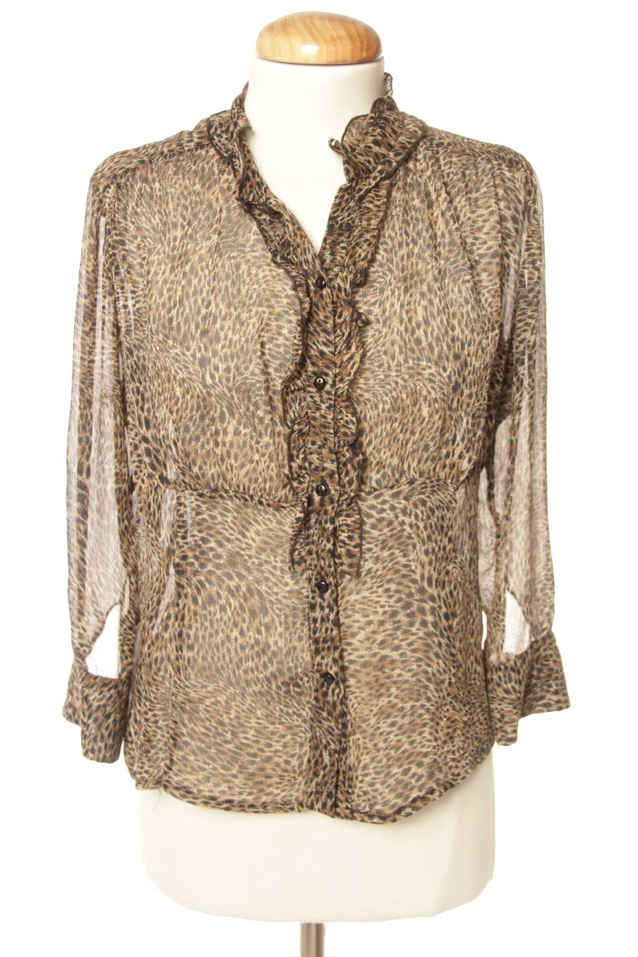 Blouse à manches longues BOHEMIOS de la taille 40, de couleur animal print