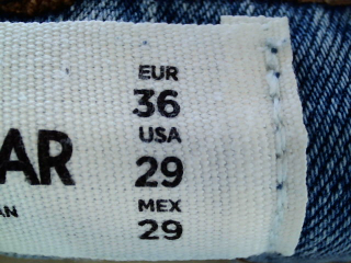 Vaquero de Pull & Bear de la talla 36