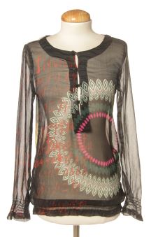 Blusa de manga larga XS Desigual