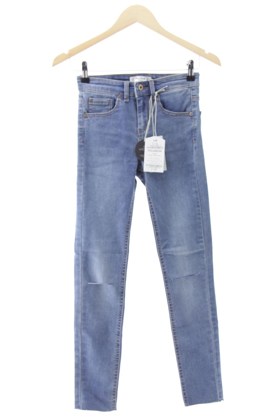 Jeans Pull & Bear de la taille 34, de couleur bleu de denim