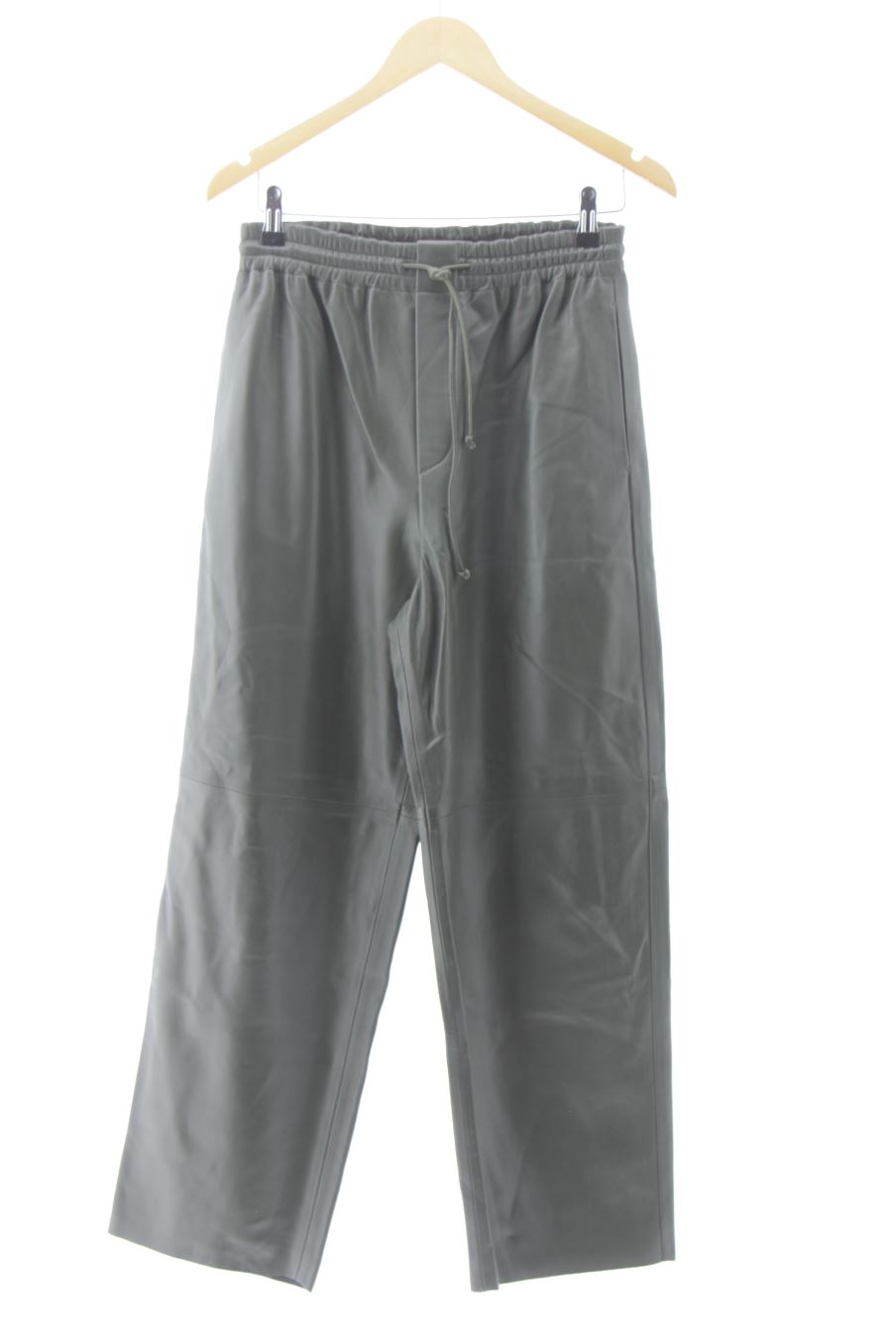 Pantalón de Zara de la talla XS, de color verde de sintético