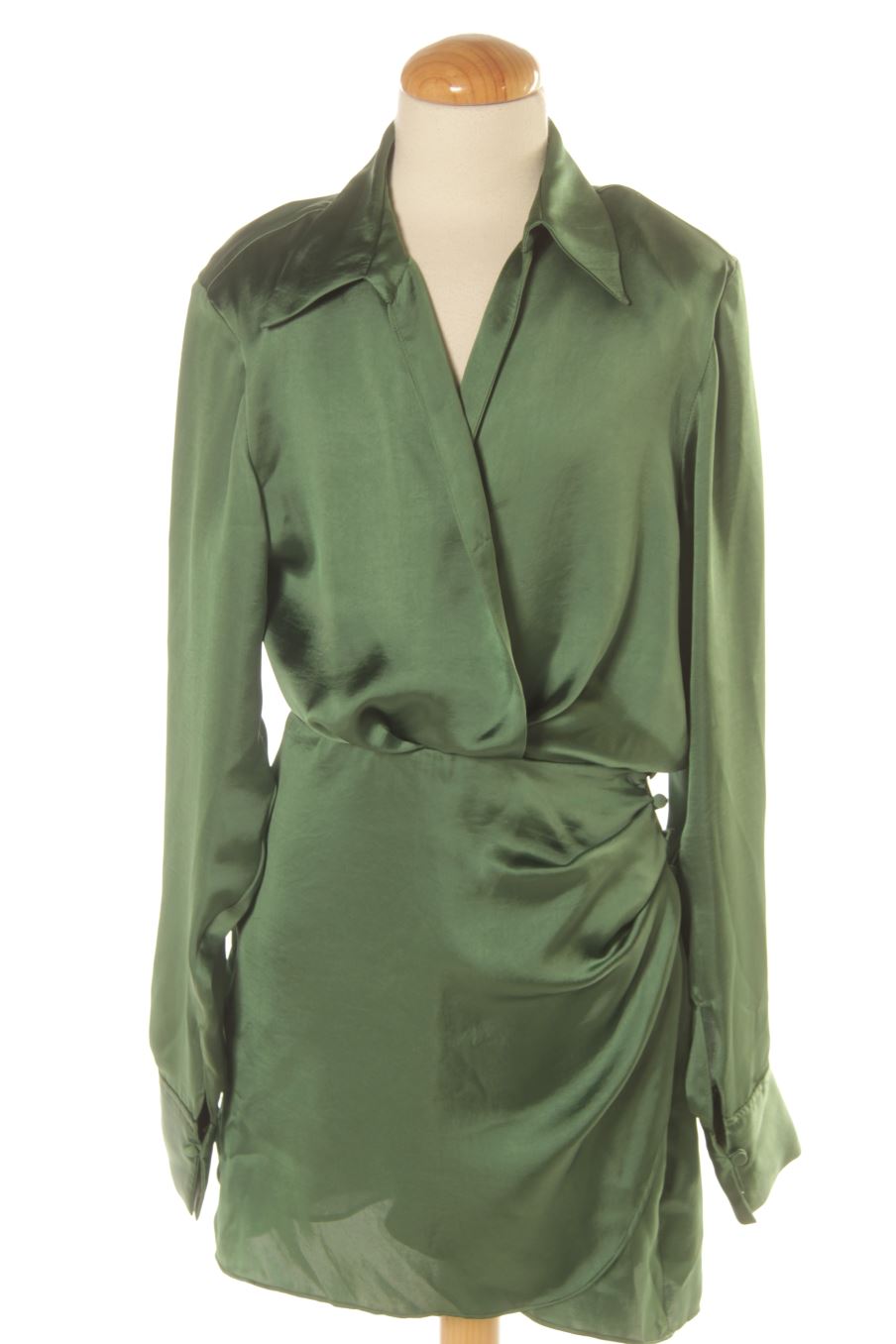 Robe Zara de la taille XS, de couleur vert
