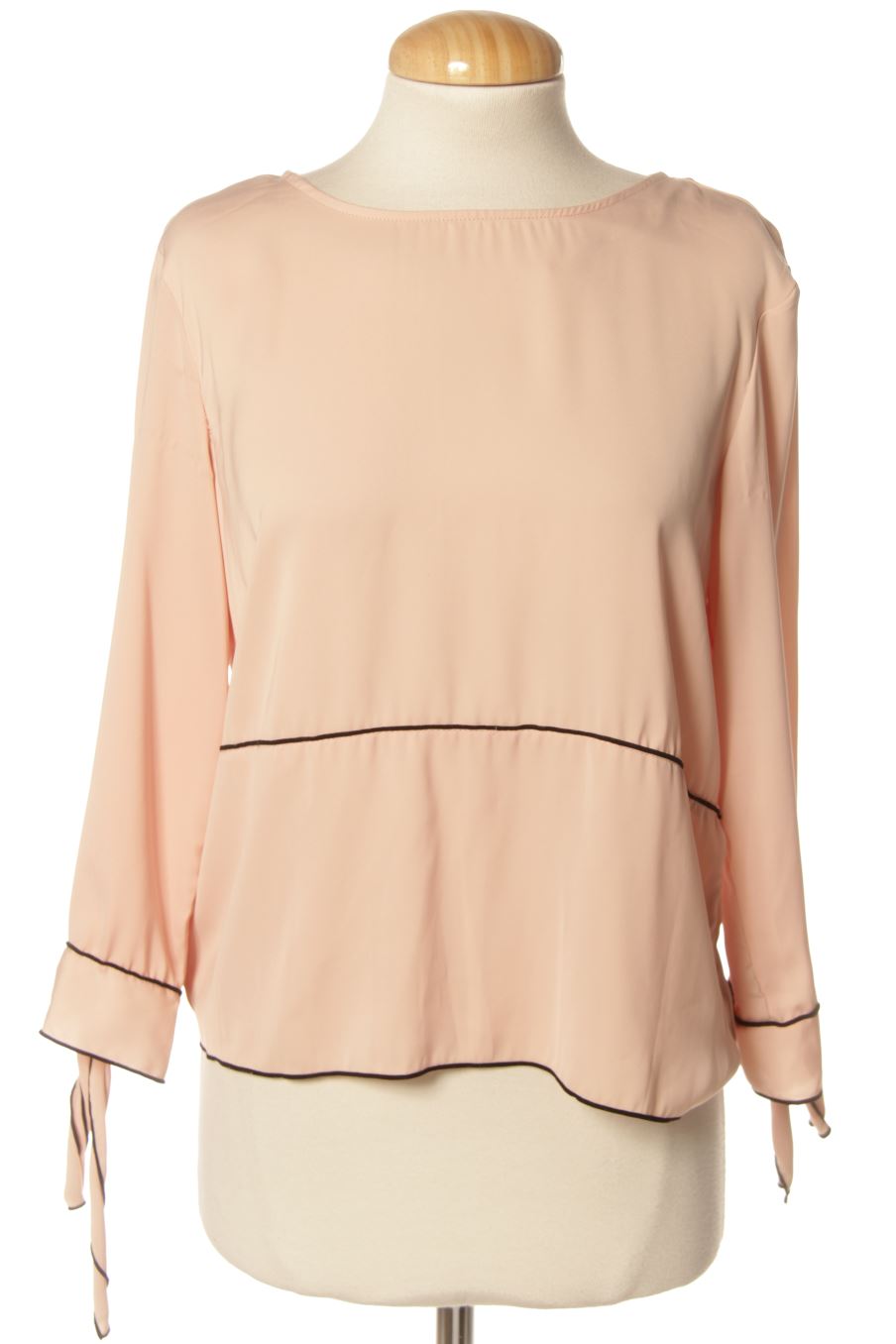 Blusa a maniche lunghe de Zara de la talla S, de color rosa