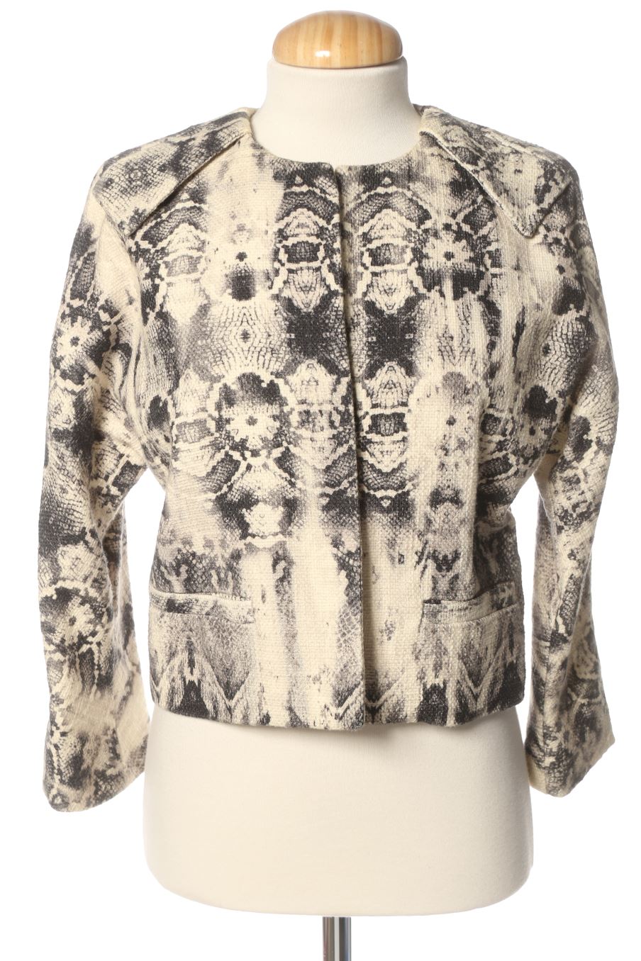 Blouson Zara de la taille S, de couleur animal print