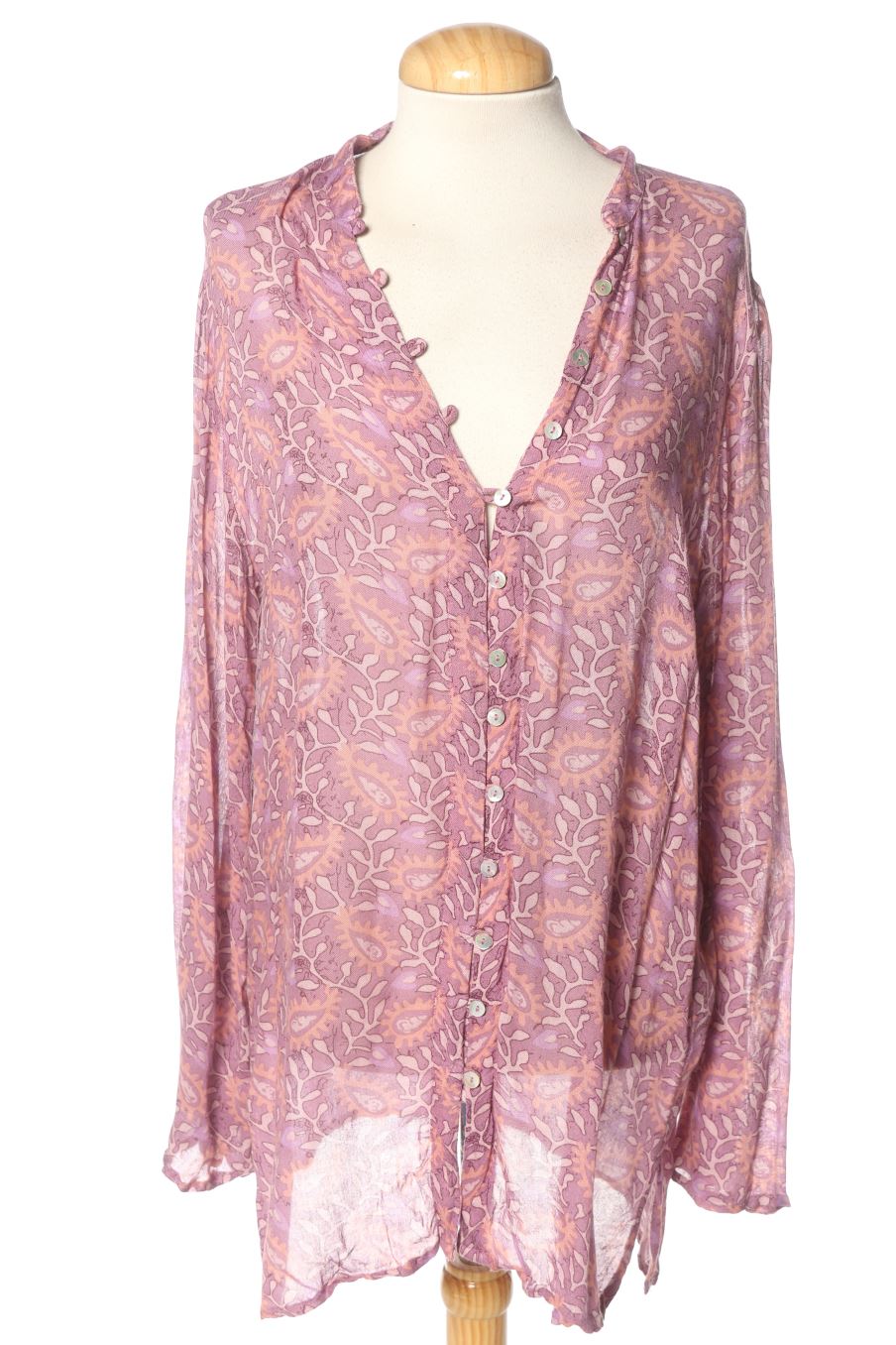 Blouse à manches longues Pull & Bear de la taille XS, de couleur imprimés