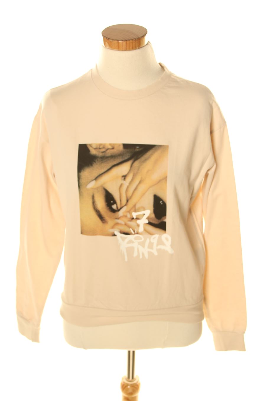 Sudadera de H&M de la talla XS, de color beige