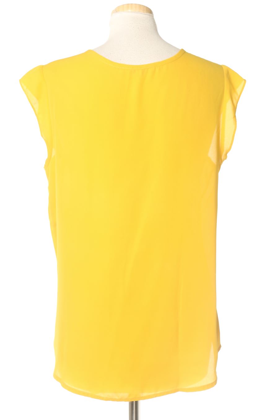 Blouse à manches courtes Easy wear de la taille L, de couleur jaune