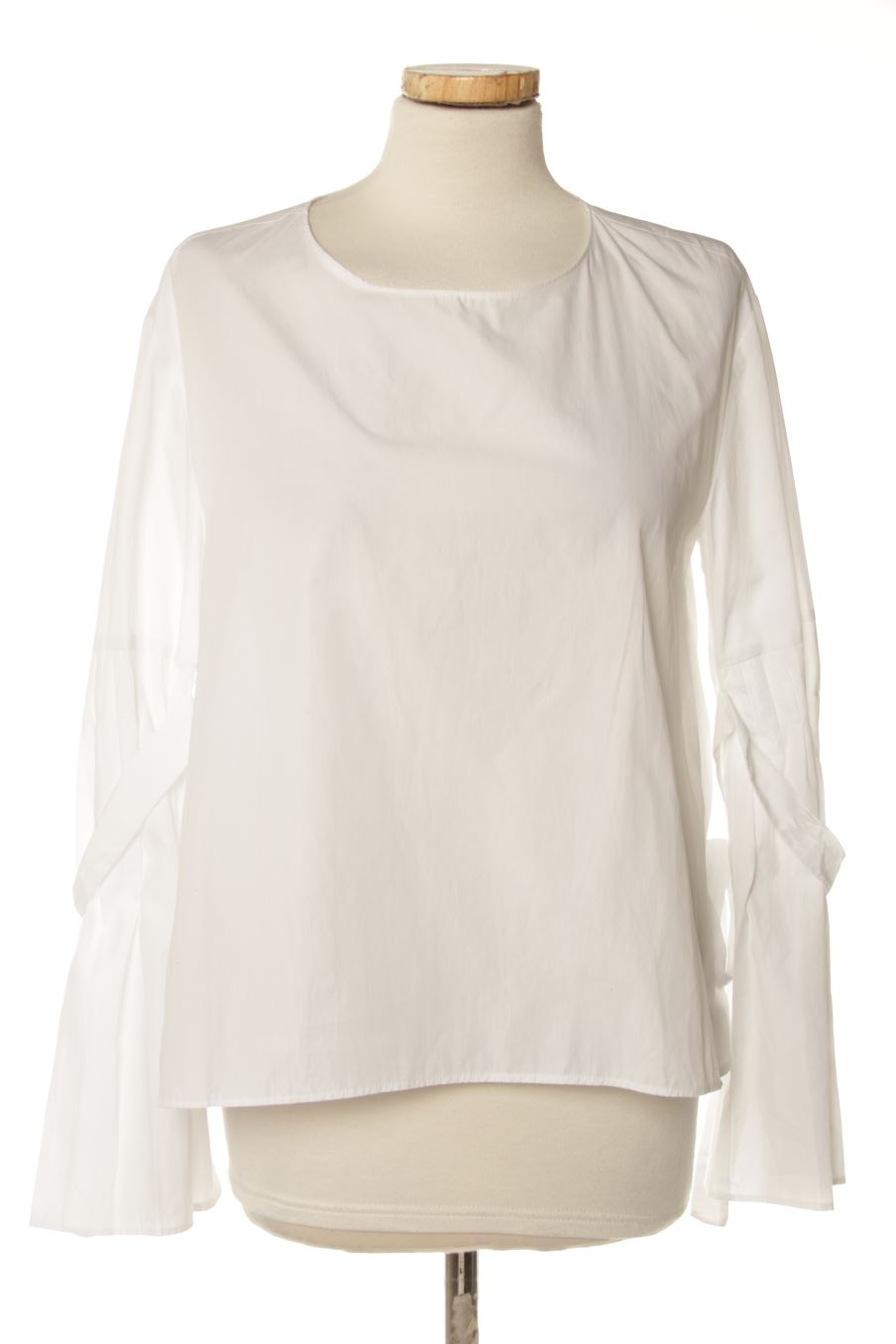 Blouse à manches longues Mango de la taille S, de couleur blanc