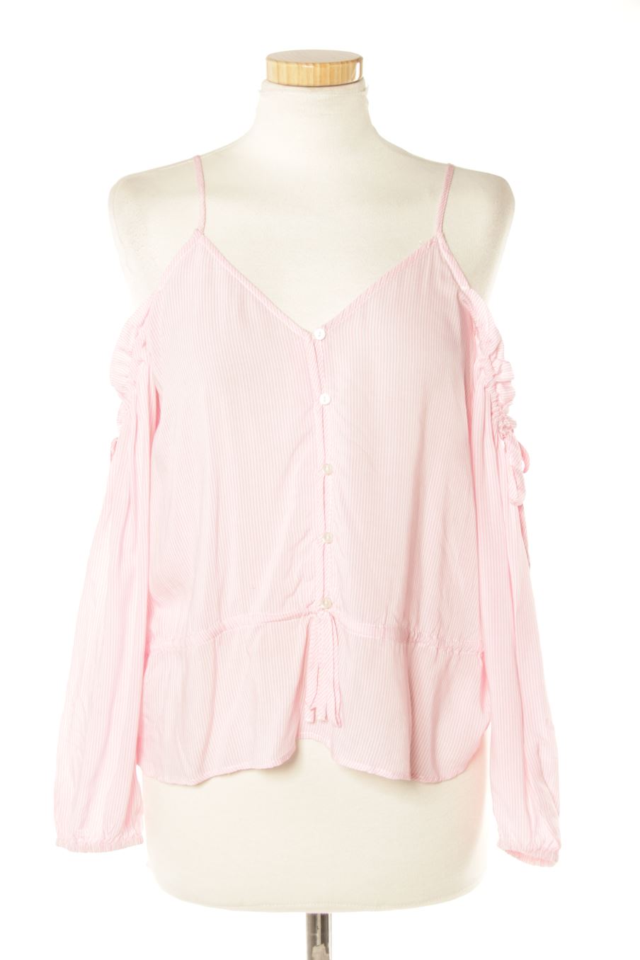 Blouse à manches longues H&M de la taille 36, de couleur rayures