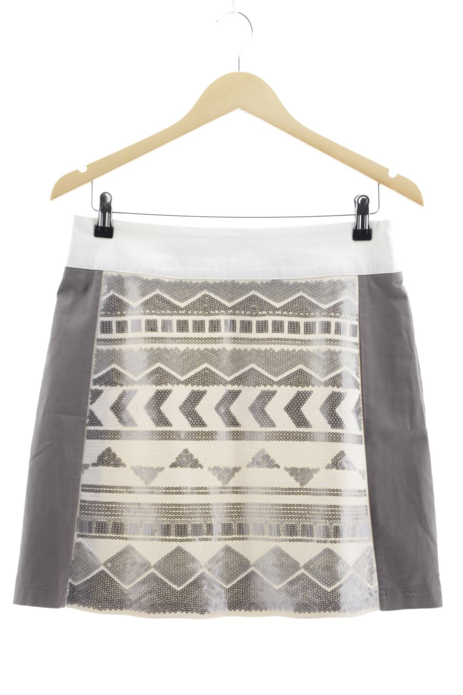 Jupe Miss Captain de la taille 38, de couleur gris
