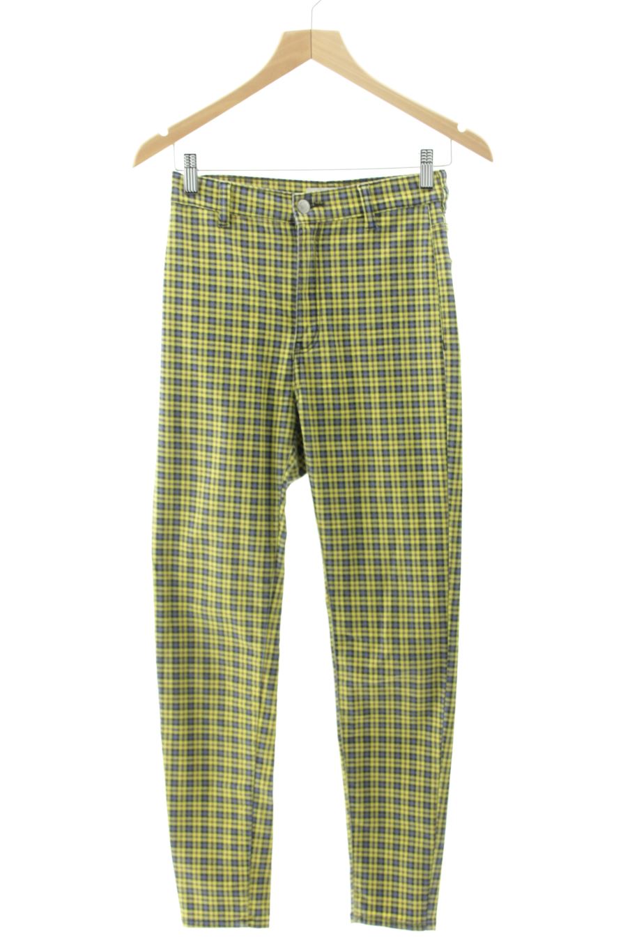 Pantalon Pull & Bear de la taille 36, de couleur carreaux