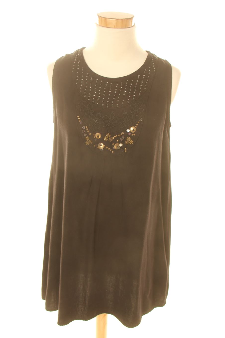 Vestido casual de Trf (ZARA) de la talla S, de color negro