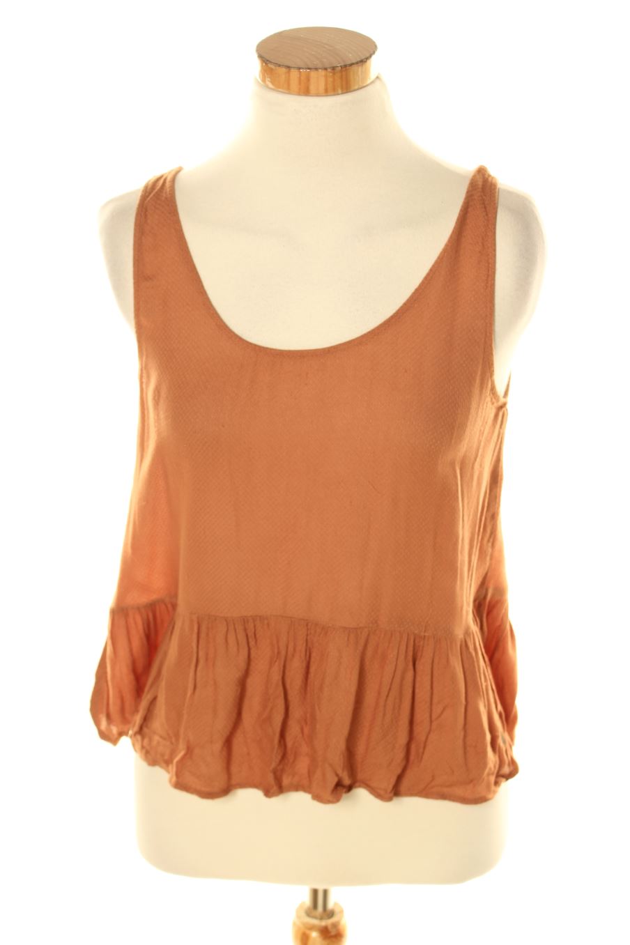 Top de Double Agent de la talla XS, de color marrón