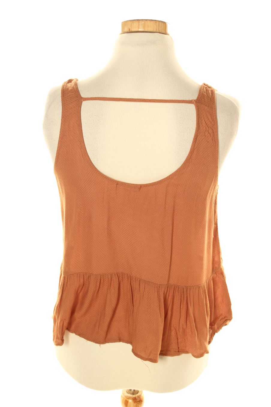 Top de Double Agent de la talla XS, de color marrón