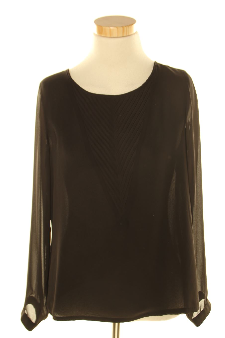 Blouse à manches longues Easy wear de la taille M, de couleur noir