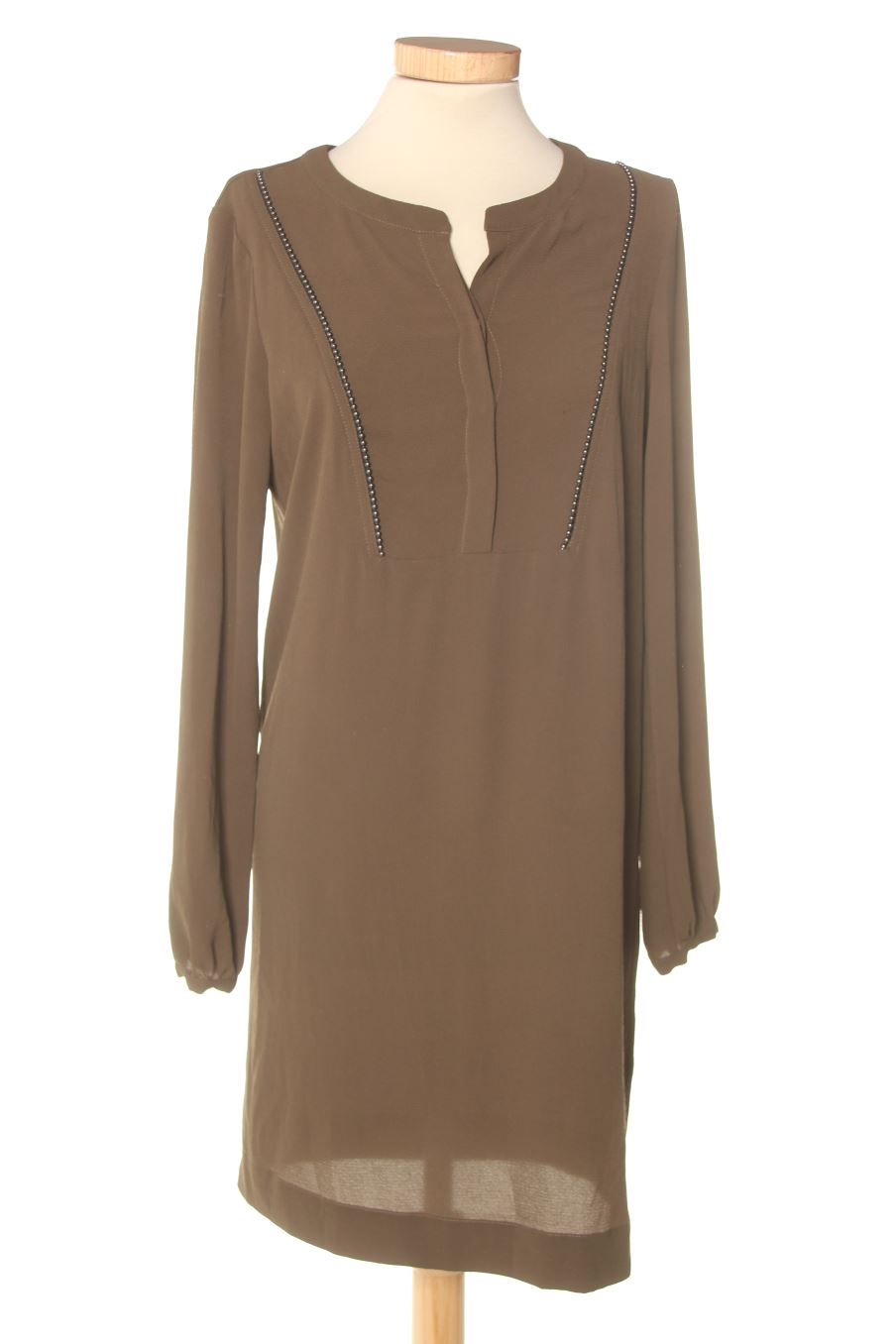 Robe casual Ikks de la taille 34, de couleur marron