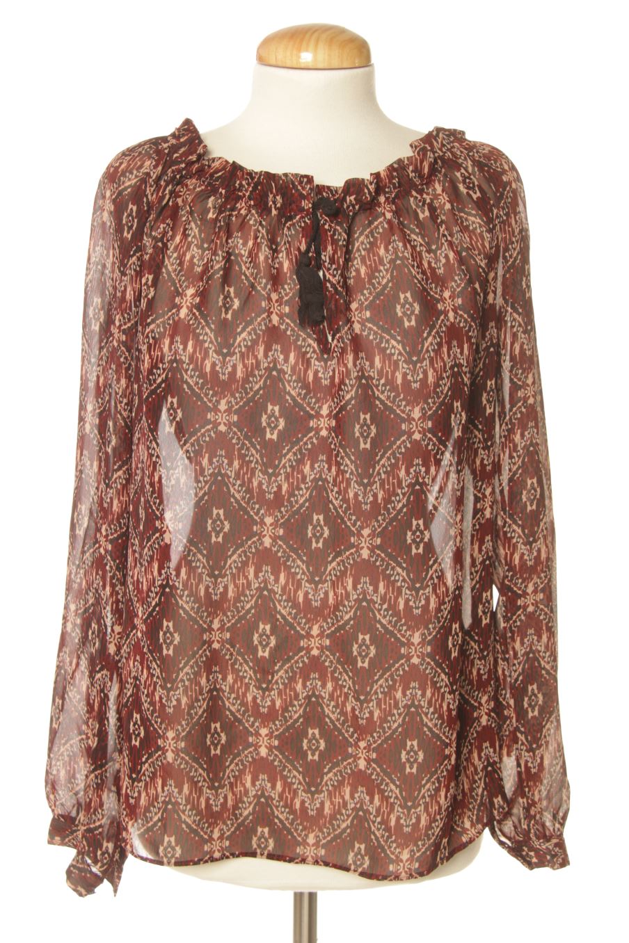 Blouse à manches longues Le temps des cerises de la taille S, de couleur imprimés