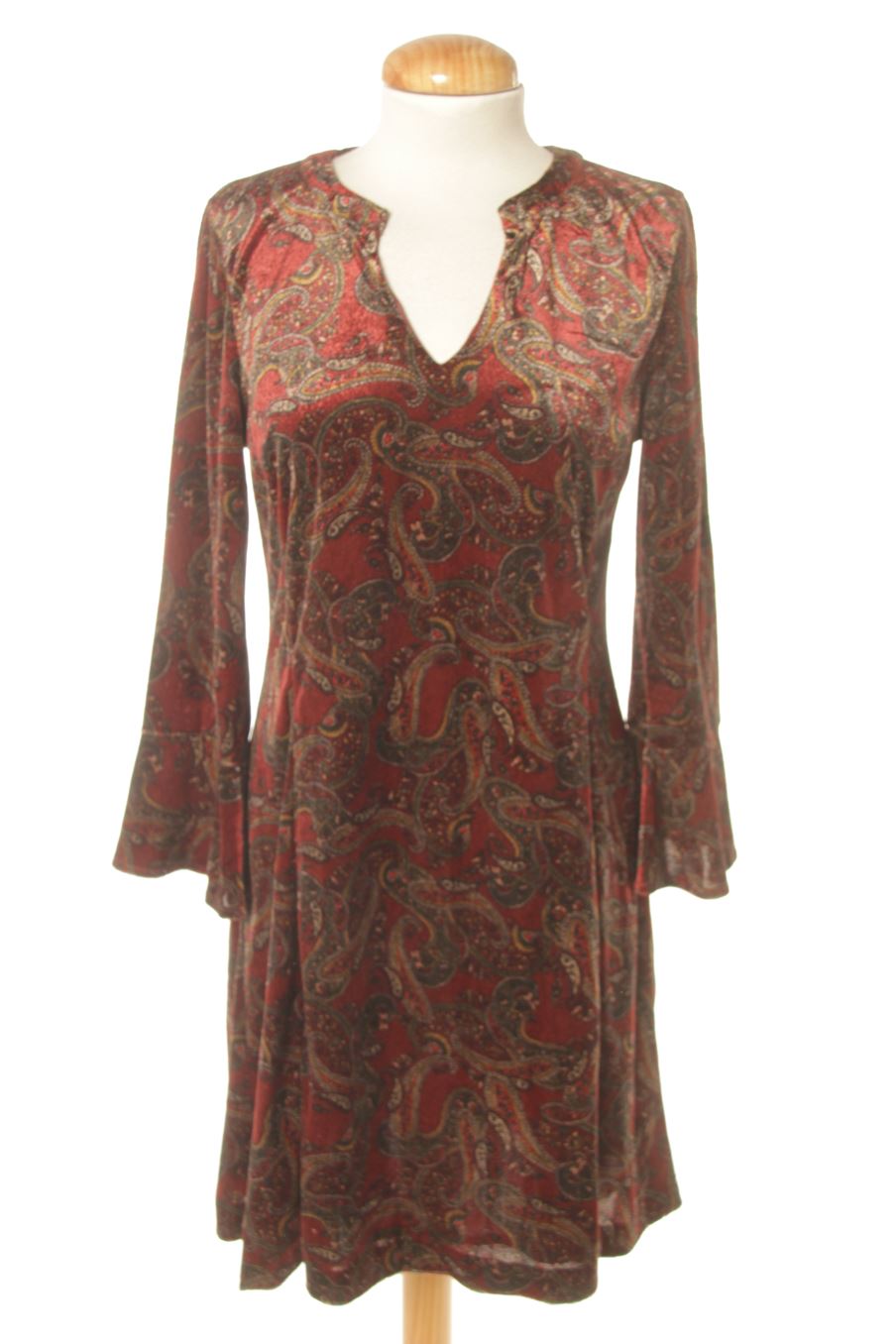 Robe casual Fórmula Joven de la taille 40, de couleur imprimés de velours