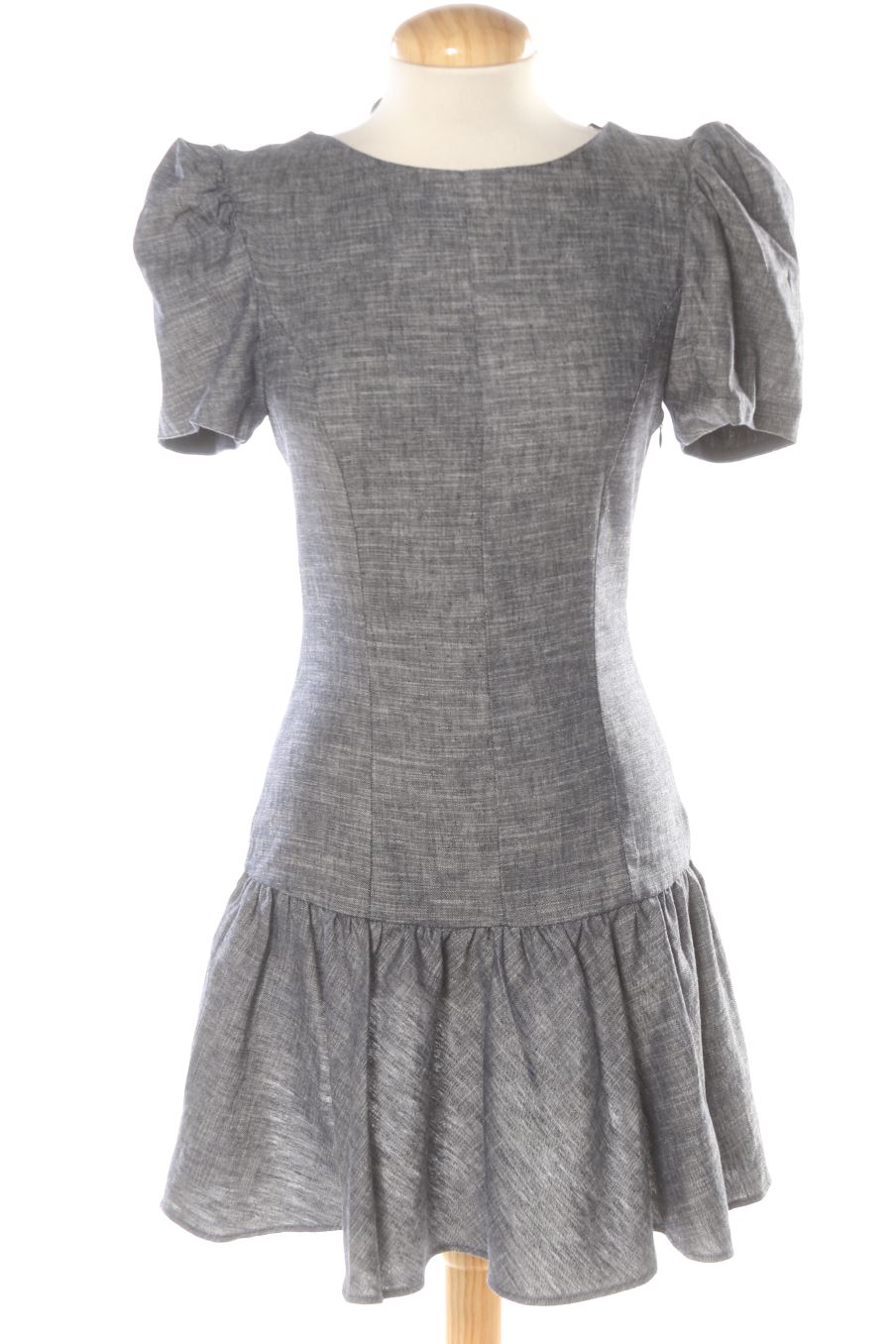 Robe casual Zara de la taille S, de couleur gris