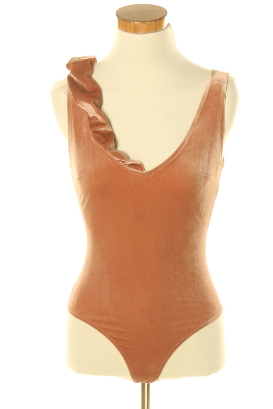 Body Bershka de la taille XS, de couleur marron