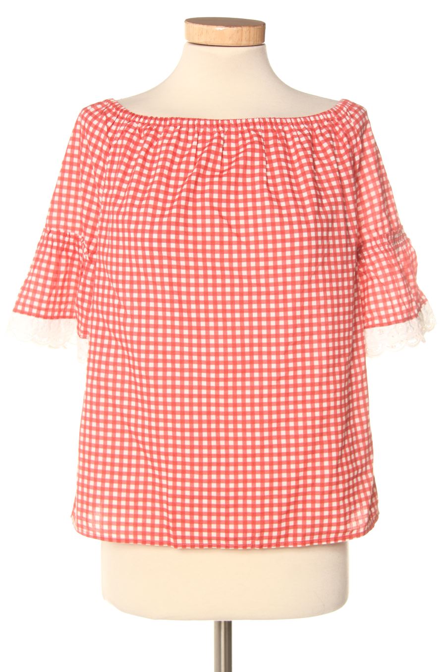 Blouse à manches courtes Fórmula Joven de la taille 40, de couleur carreaux