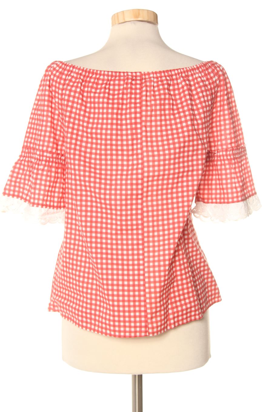 Blouse à manches courtes Fórmula Joven de la taille 40, de couleur carreaux