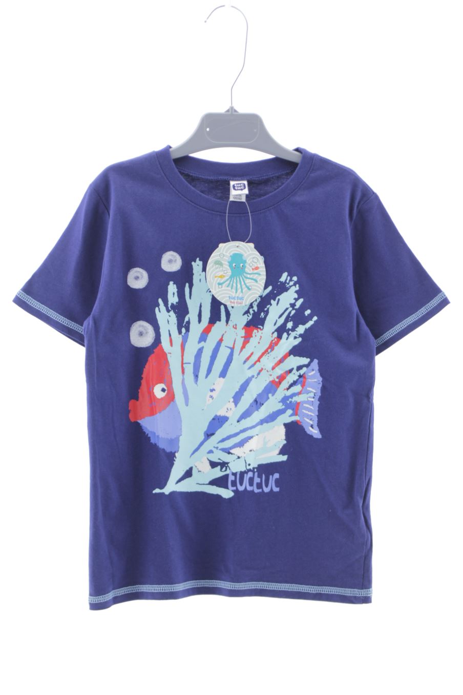T-shirt Tuc Tuc de la taille 6 ans avec une étiquette