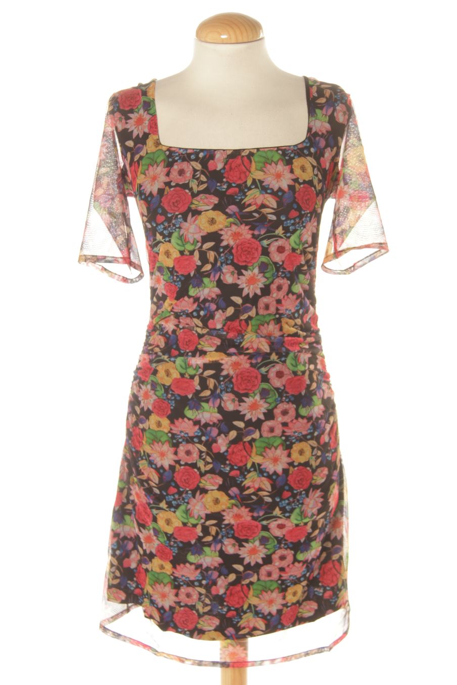 Robe casual Desigual de la taille M, de couleur fleurs