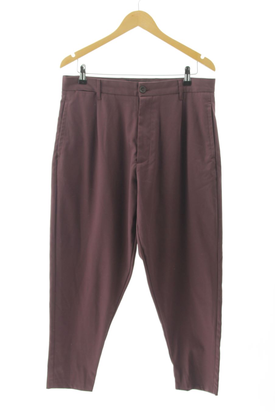 Pantalon Pull & Bear de la taille 42, de couleur pourpre