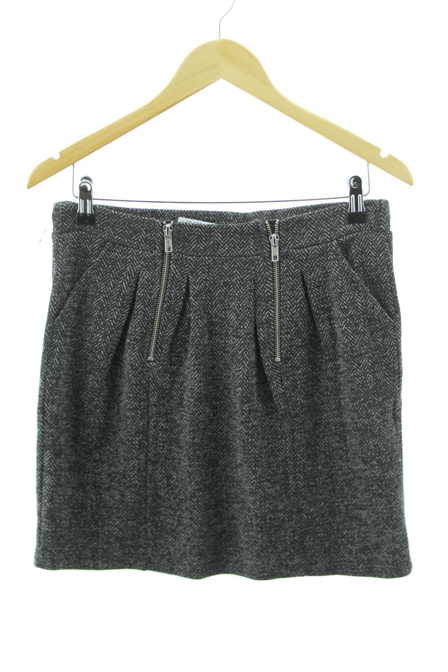 Jupe Promod de la taille S, de couleur gris