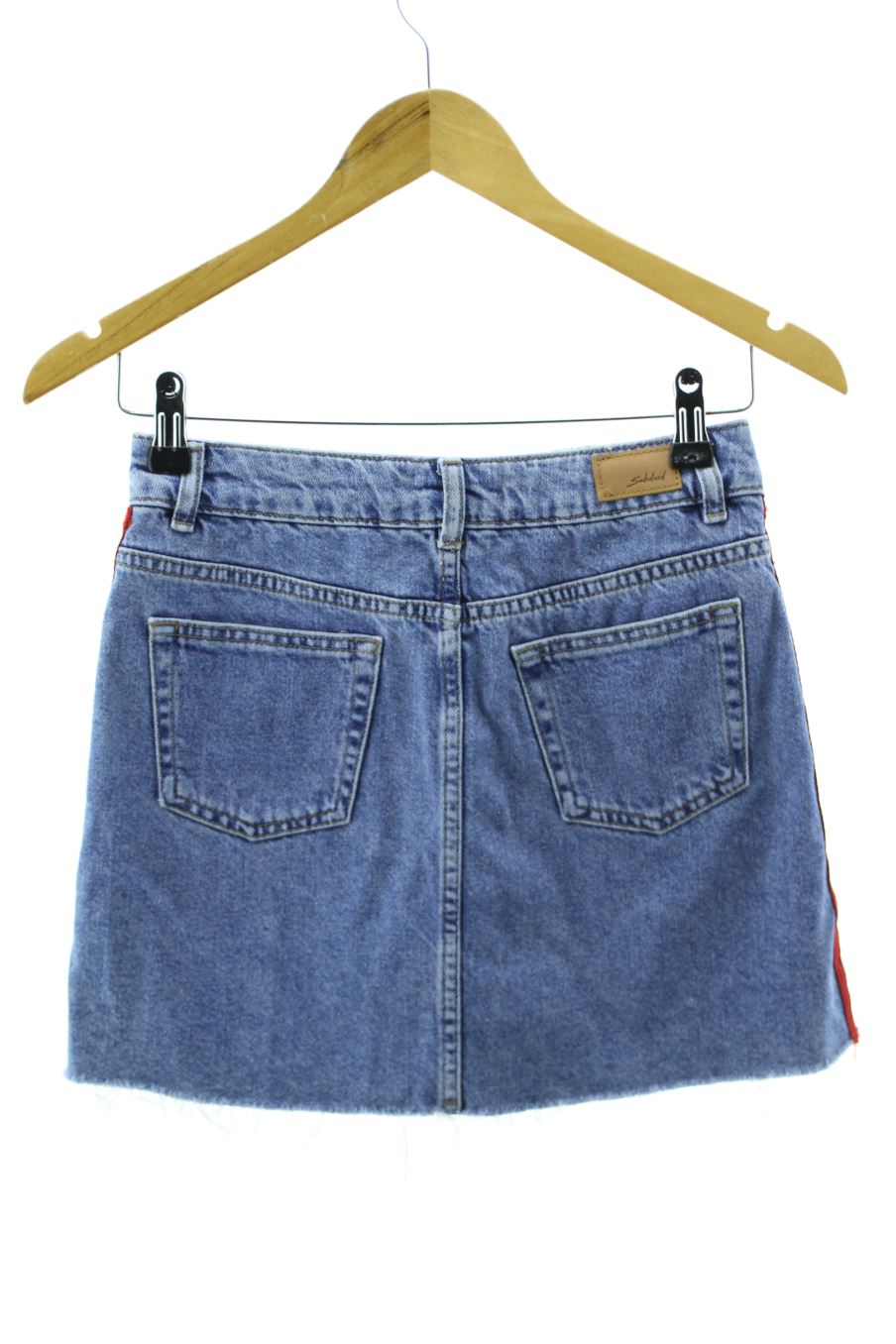 Jupe Subdued de la taille XS, de couleur bleu de denim