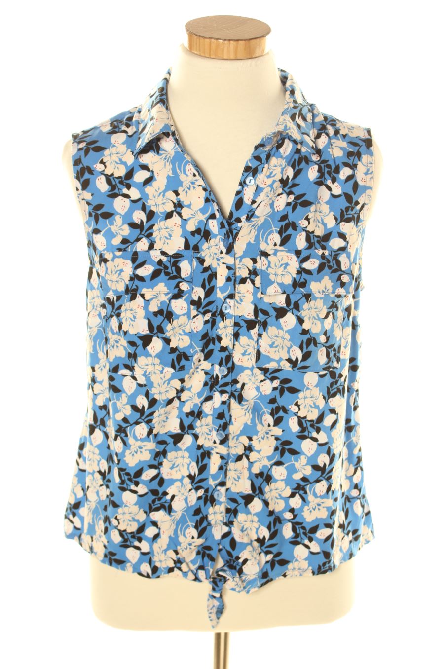 Camisa sin mangas de Gémo de la talla S, de color azul