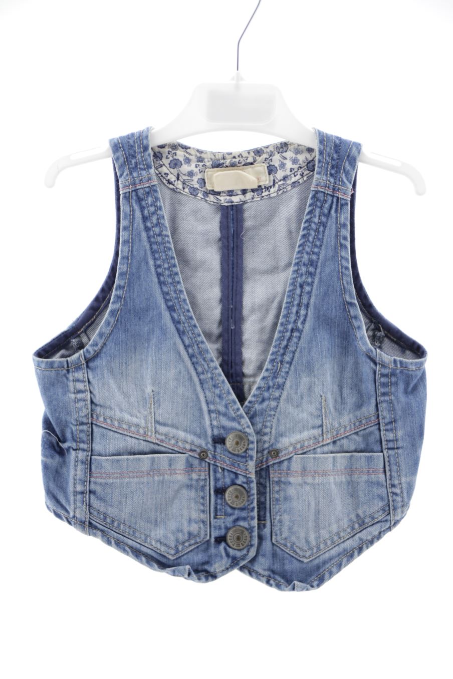Chaleco de tela de H&M de la talla 5 años de denim de segunda mano