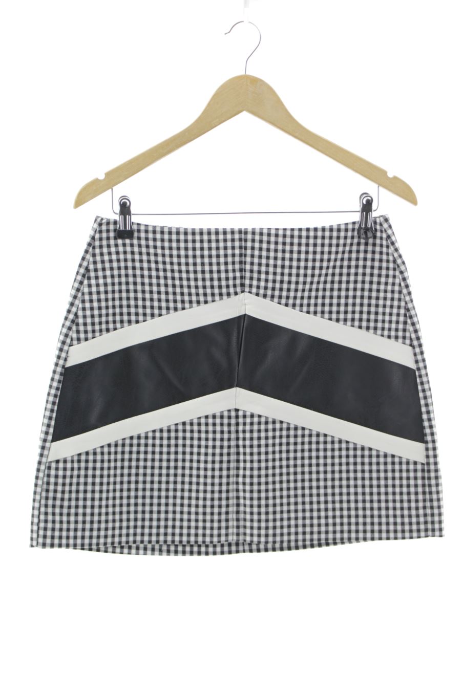Gonna de Stradivarius de la talla 40, de color quadri