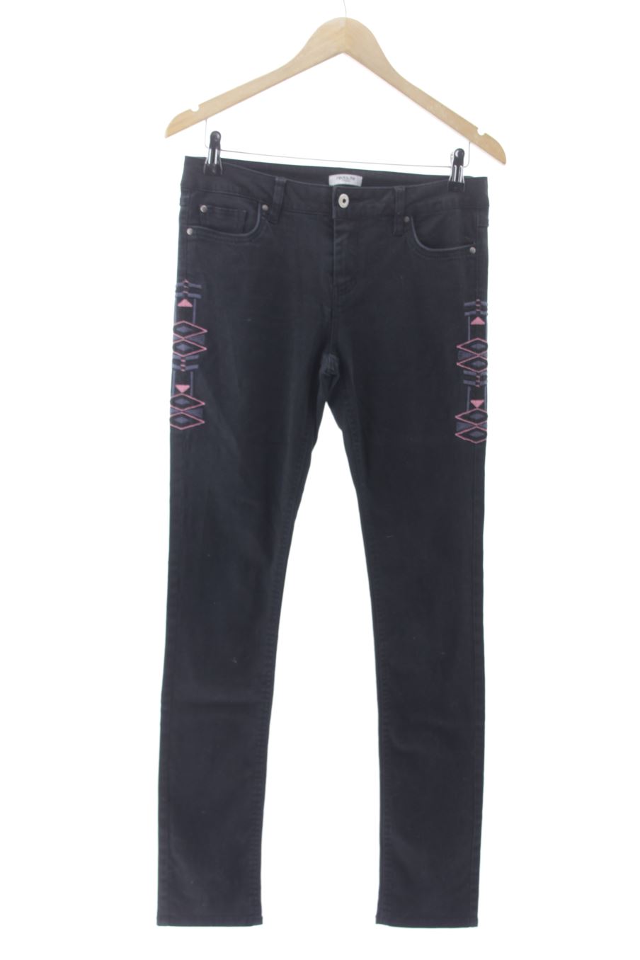 Jeans La redoute de la taille 40, de couleur noir de denim