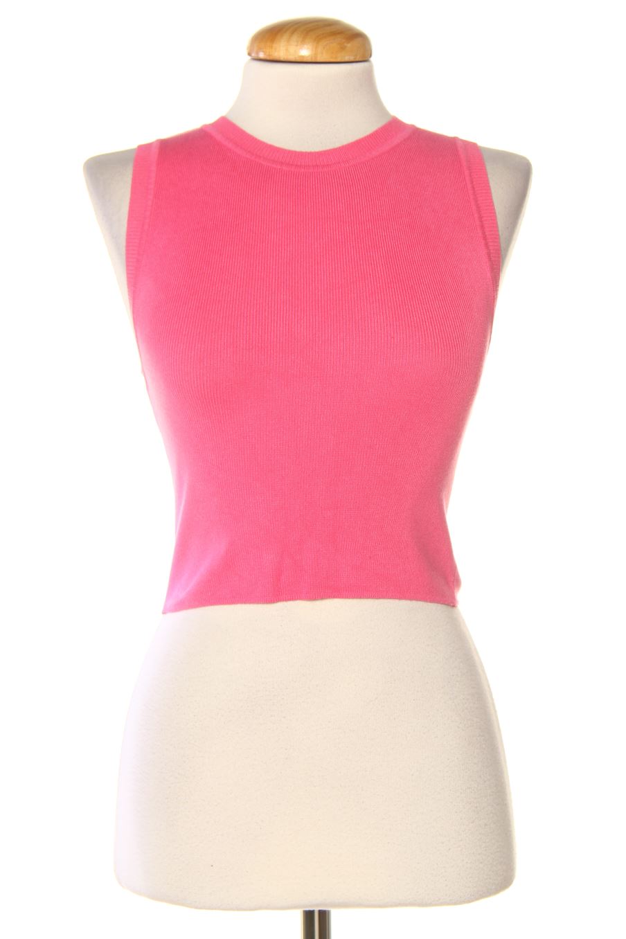 Top Zara de la taille S, de couleur rose