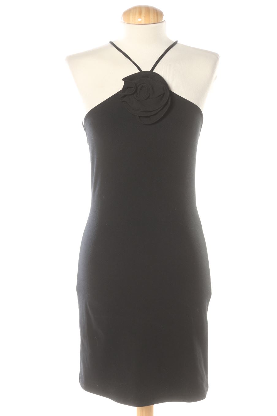 Robe casual Zara de la taille M, de couleur noir