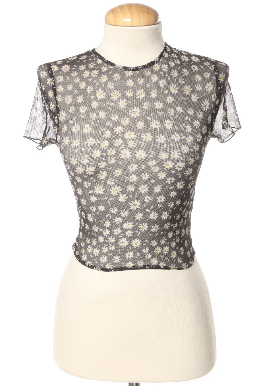 Blouse à manches courtes H&M de la taille XS, de couleur fleurs
