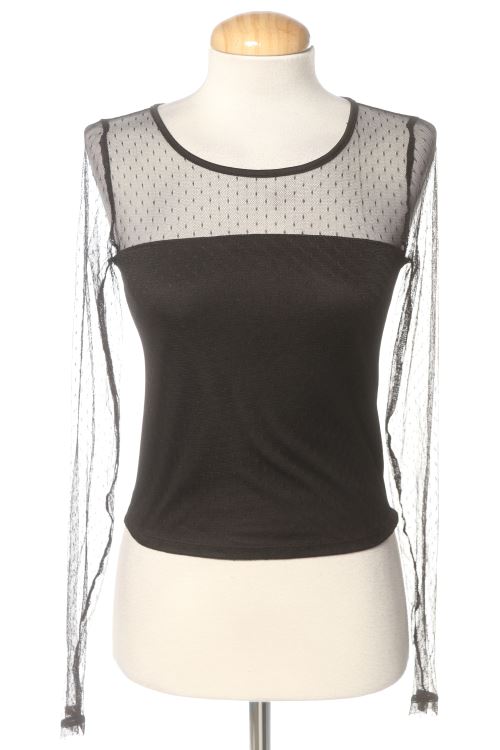 Blusa a maniche lunghe