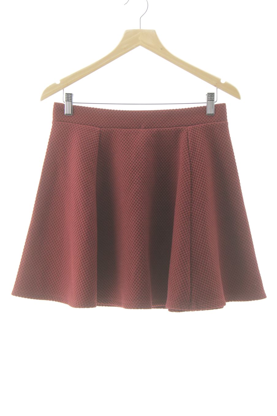 Falda de H&M de la talla M, de color burdeos