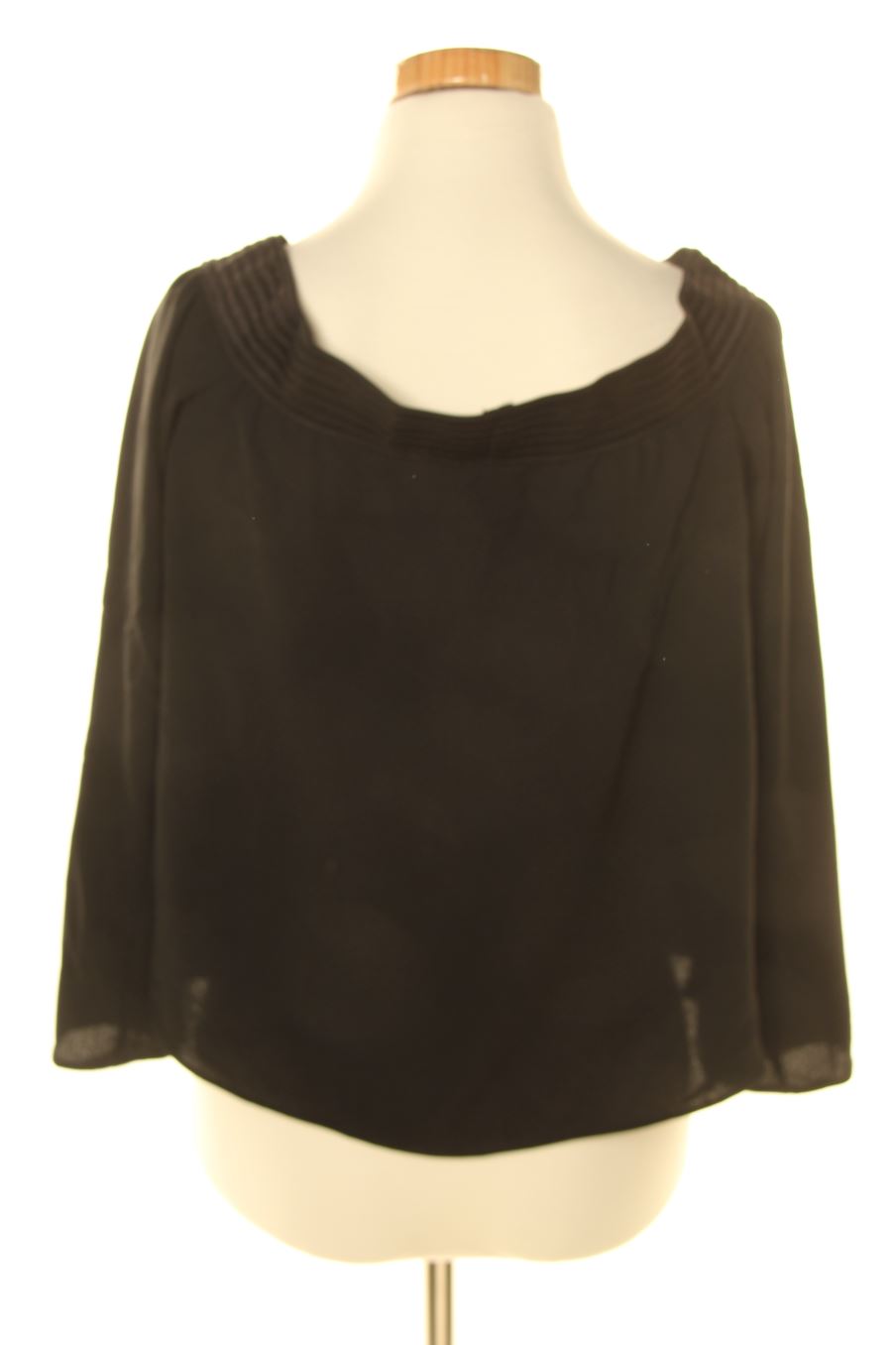 Blusa de manga larga de Zara de la talla S, de color negro