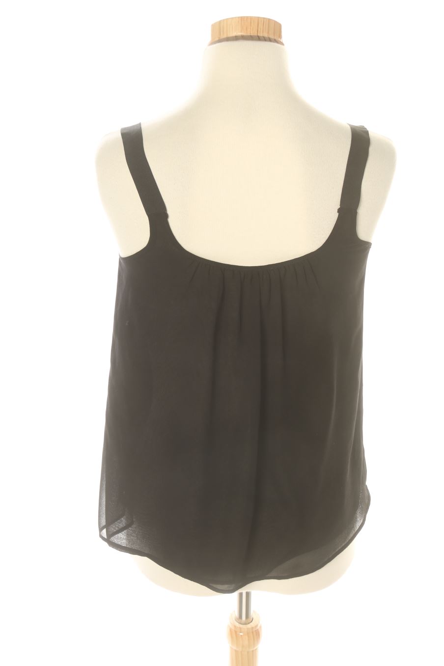 Top de Zara de la talla S, de color negro