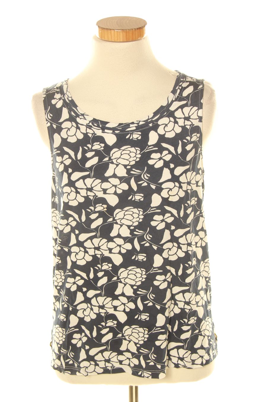 Camiseta sin mangas de Sfera de la talla S, de color azul