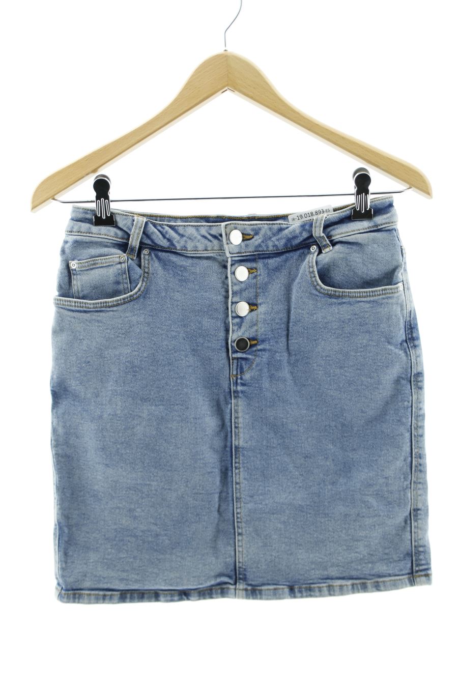 Jupe Camaieu de la taille 38, de couleur bleu de denim