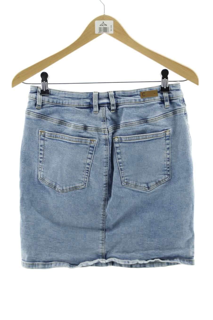 Jupe Camaieu de la taille 38, de couleur bleu de denim