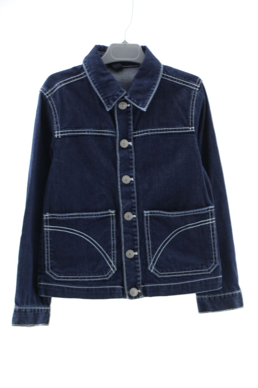 Cazadora de Benetton de la talla 7 años de denim de segunda mano