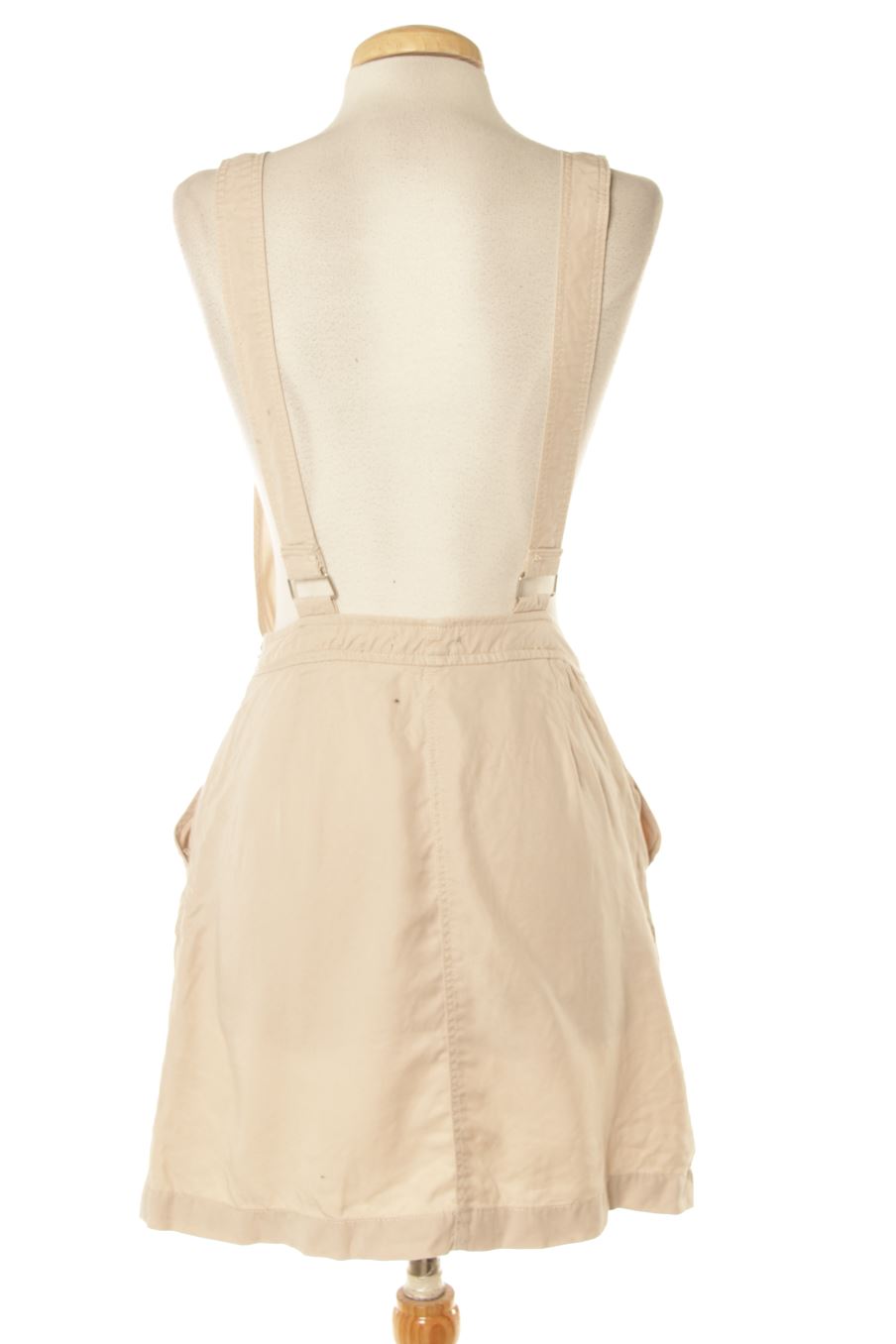 Vestido casual de Bershka de la talla S, de color beige