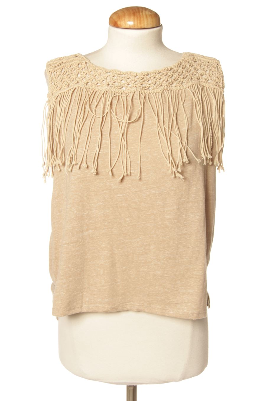 Top Pepe Jeans de la taille XL, de couleur beige